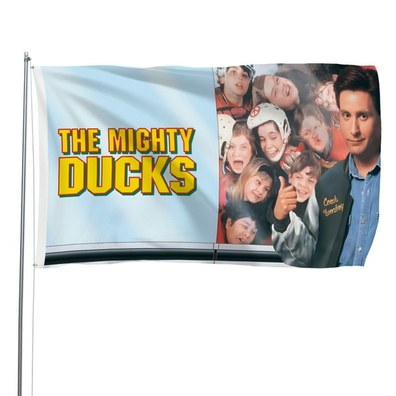 The Mighty Ducks-themed Printed Flag Perfect gift for fans, friends, and family members, and suitable for indoor and outdoor activities, party decorations.16"x24" (40cm×60cm)