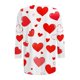 thumbnail image 5 of RKSTN Valentines 3/4 Sleeve Tops for Women Oversized Crewneck Valentine's Day Graphic Printed Short Sleeve T Shirt Womens Casual Round Neck Loose Comfy Loves Heart Print Three Quarter Sleeve Shirts, 5 of 6