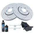 thumbnail image 2 of TRQ Front Ceramic Brake Pad & Performance Rotor Kit for VW Jetta Beetle Golf BKA21468 Fits select: 1999-2010 VOLKSWAGEN NEW BEETLE, 2000-2005 VOLKSWAGEN JETTA, 2 of 6