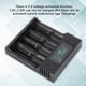 thumbnail image 1 of Cargador de Batería Universal con 4 Ranuras Pantalla LCD Cargador Inteligente para Baterías Recargables NiMH NiCd A AA AAA AAAA SC C Liion 26650 21700 20700 18650 18490 18350 17670 17500 16340 Unbranded XD07148, 1 of 7