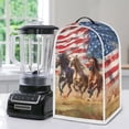 thumbnail image 5 of HELLHERO Galloping Horses on US Flag 1pc Protective Case Polyester Waterproof for Women, 5 of 6