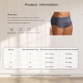 thumbnail image 4 of Haitryli Men Athletic Boxer Shorts Sides Split Press Button Crotch Boxer Briefs Running Sports Shorts Black XL, 4 of 4