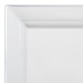 thumbnail image 2 of Smarty 9.5" White Silver Square Edge Disposable Plastic Dinner Plates 120ct, 2 of 2