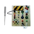 thumbnail image 2 of Tablero ocupado con interruptor de luces, Tableros sensoriales de madera LED, Panel de control de madera, Tablero ocupado LED Montessori,, 2 of 8