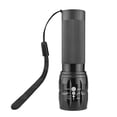 thumbnail image 2 of Monstrate LED Flashlight Strobe Anti-skidding Torch Flashlights Hiking Waterproof Alloy Torches Fishing Electric Brightness Aluminum Type3 NO3, 2 of 6