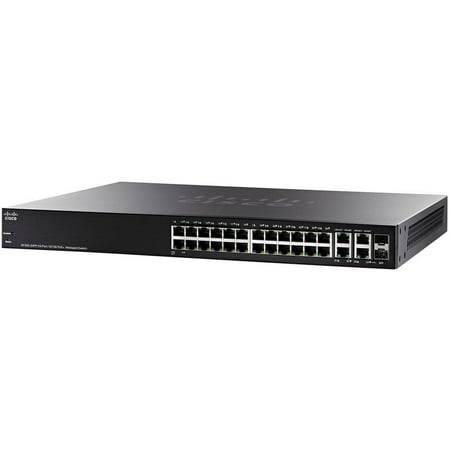 Cisco SF220-24P 24-Port 10/100 PoE Smart Plus