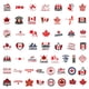 thumbnail image 2 of Stickers Canada Proud Canadian Maple Leaf, vinilo impermeable, 50 unidades, 2 of 2