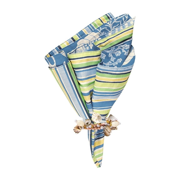 Blue Shells Reversible Cotton Single Napkin