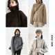 thumbnail image 5 of Suéter coreano CHIC VEN para mujer, suéteres holgados de cuello alto, suéter sólido cálido, prendas de punto, tops básicos para mujer, otoño invierno 2022, 5 of 5