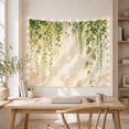 thumbnail image 5 of Green Leaves Cascading on Aged Wall, Tranquil Rustic Watercolor for Plant Lovers, Botanical Wall Art Housewarming Gift Tapestry Wall Hanging for Living Room, Bedroom and Dorm, 5 of 7