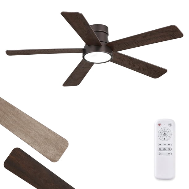 Ventilador de Techo Fanbulous de 48 pulgadas con Luces y Control Remoto en Bronce Aceitado