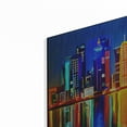 thumbnail image 2 of Luxe Metal Art 'City light' by Ata Alishahi, Metal Wall Art, 16"x12", 2 of 9