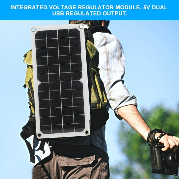 Panel Solar Monocristalino, Kit De Panel Solar Protección Inversa Para Cámaras Deportivas