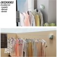 thumbnail image 5 of Retractable Laundry Drying Rack, Heavy Duty Indoor Outdoor Clothes Drying Rack Wall Mounted Easy Hanging Clothes Drying Rack, 5 of 5