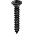 thumbnail image 1 of 100#8 X 1" Phillips Oval Head Tapping Screws Black Oxide, 1 of 3