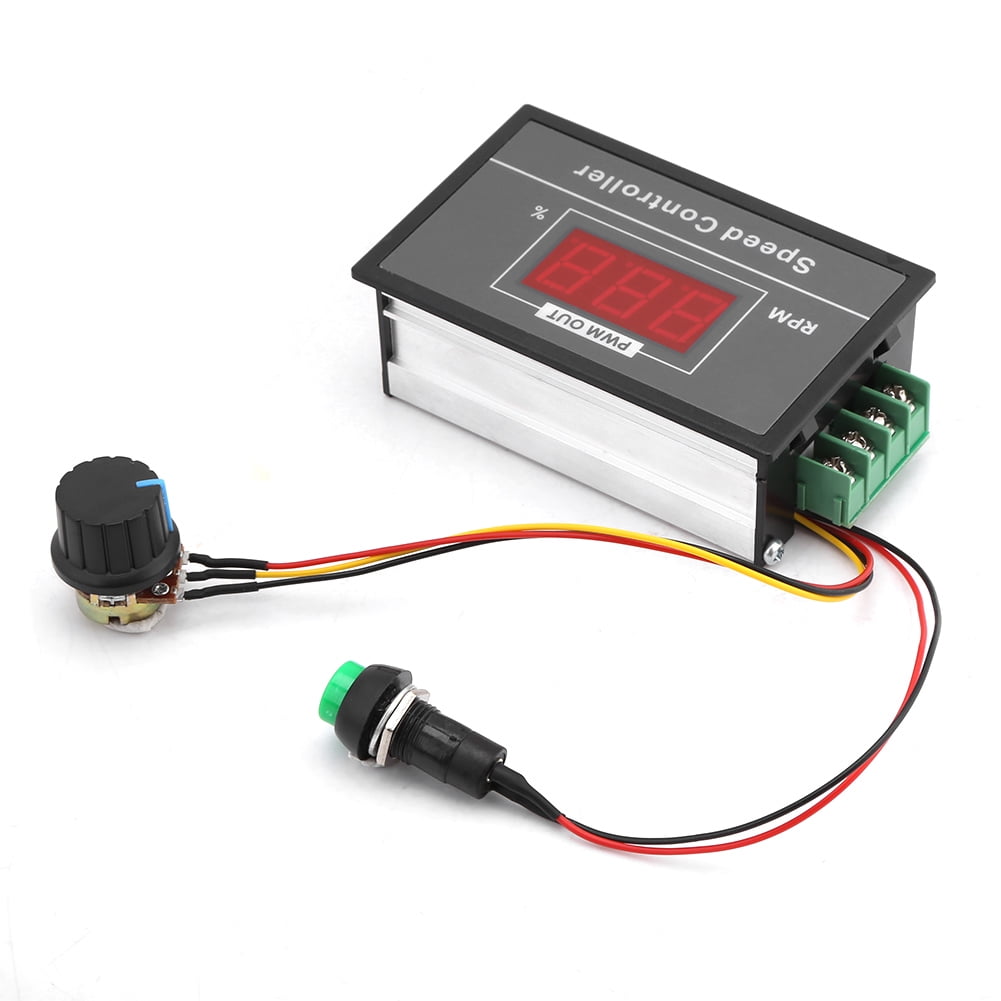 PWM Motor Speed Controller DC 12V-60V 70A Adjustable Drive Control Regulator 4000W Linear Under Load Metal DC Motor Controller PWM Motor Speed Controller DC 12V-60V 70A Adjustable Drive Control Regulator 4000W Linear Under Load Metal DC Motor Controller