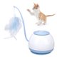 thumbnail image 5 of Juguete recargable para gatitos con usb, Palo de teaser de plumas eléctrico giratorio de 4 velocidades, juguete interactivo para gatos para juguetes de plumas para gatos de, 5 of 7