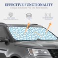 thumbnail image 3 of Goofa Cute Animals Pattern 2 Piece Car Windshield Sun Shade Foldable | Front Windshield Shade for Sun, Heat and UV Rays | Sunshade for Car Front Window-Large, 3 of 7