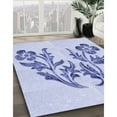 thumbnail image 2 of Ahgly Company Indoor Rectangle Patterned Lavender Blue Area Rugs, 5' x 8', 2 of 6