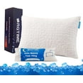 TRAHOOCooling Pillows for Sleeping, Adjustable Shredded Memory Foam