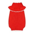 thumbnail image 6 of Topkins Valentine's Day Dog Dress, Dog Party Sweater for Small Dogs, Warm Dog Holiday Sweaters Dress, Cherry Pattern Dog Turtleneck Pullover Knitwear, XXL, 6 of 8