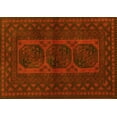 thumbnail image 1 of Ahgly Company Machine Washable Indoor Rectangle Southwestern Yellow Country Area Rugs, 7' x 9', 1 of 4