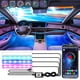 thumbnail image 2 of Luces interiores para el automóvil, control de la aplicación Luz ambiental del automóvil 4 Carevas Lámparas interiores, 2 of 7