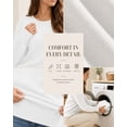 thumbnail image 3 of QUALFORT Women’s Crew Neck Pullover Sweater, Soft Lightweight Long Sleeve Knit Top, White, Size L, 3 of 7