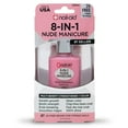 thumbnail image 1 of NAIL-AID 8-in-1 Nude Manicure, French Sheer, 0.55 Fluid Ounce, 1 of 10