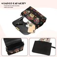 thumbnail image 3 of KUIFORTI Skull Women Crossbody Bag Easy to Carry Durable Medium Flap Crossbody Handbag with Chain Strap Trendy Shoulder Bag for Women for Work Shopping, 3 of 6