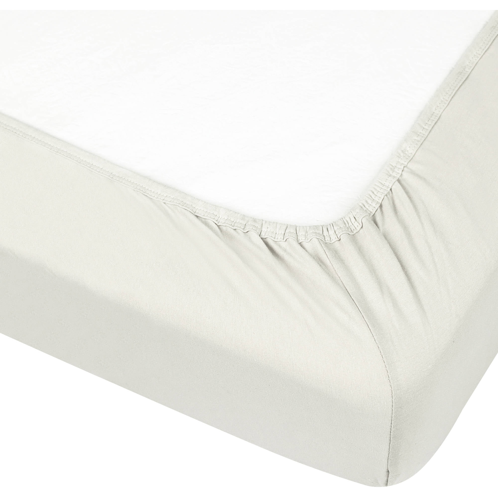 Kushies Organic Jersey Fitted Crib Sheet, Off White - Walmart.com