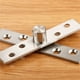 thumbnail image 2 of Juego de bisagras pivotantes de 360 grados de acero inoxidable para puertas de madera - Bisagras superiores e inferiores ocultas con localizador - Resistente a la oxidación, funcionamiento suave, 2 of 8