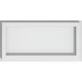 thumbnail image 2 of Rectangle Architectural Grade PVC Contemporary Ceiling Medallion 16"W x 8"H x 2"ID x 5 1/2"C - Two Piece, 2 of 5