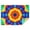 Colorful Tie Dye-1, variant on Rainbow Tie Dye Mandala Pattern Rectangle Tablecloth 60"x84",Waterproof Polyester Rectangle Table Cloth, Wipeable Spillproof Polyester Tablecloth for Dining, Camping, Indoor and Outdoor