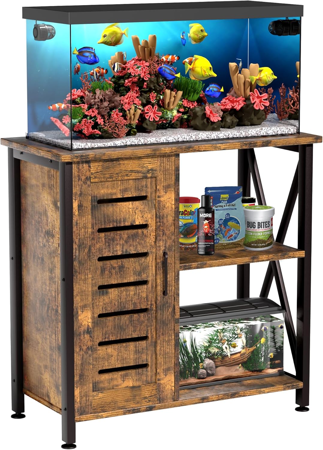 Aquatic Fundamentals 29-37 Gallon Serene Cherry Wood Aquarium