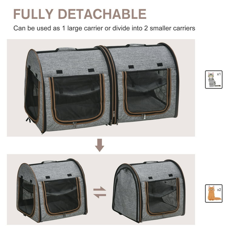 Soft sided best sale cat carrier walmart