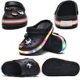 thumbnail image 4 of Kids' Clogs LED Garden Shoes Boys Girls Mules Light up Sandals Slip on Lightweight Non-slip, 4 of 6