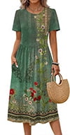 1 Armygreen Floral