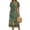1 Armygreen Floral, variant on Summer Short Sleeve Midi Dresses for Women Casual Floral T Shirt Dresses Flowy Beach Sundress with Pockets