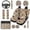 Camo Hunting Duck, variant on Binienty Eagle American Flag Car Seat Covers Full Set 14 Pack with Vehicle Steering Wheel Cover Automotive Armrest Cushion Pad Seat Headrest Covers Auto Seat Belt Pads Interior Accessories Set