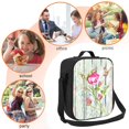 thumbnail image 5 of Picia Vintage Wood Background with Floral Lunch box Lunch bag for men women Large capacity Lunchbox Reusable Lunch bags Insulated Lunch bag Lunch box cooler, 5 of 9