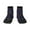 3 Black, variant on Chemistry Science Pattern Quarter Crew Socks,Toe Seamed Ankle Socks,Cotton Cushioned Breathable Athletic Crew Sports Socks