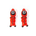thumbnail image 3 of Guard Keychain Charm Toy Mini Muñeca Figura Flexible Fíjate 3D Square Circle Regalo para Series Televisión, 3 of 9