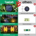 thumbnail image 2 of Luces solares para exteriores TomCare 99 LED con altura ajustable, 2 of 8