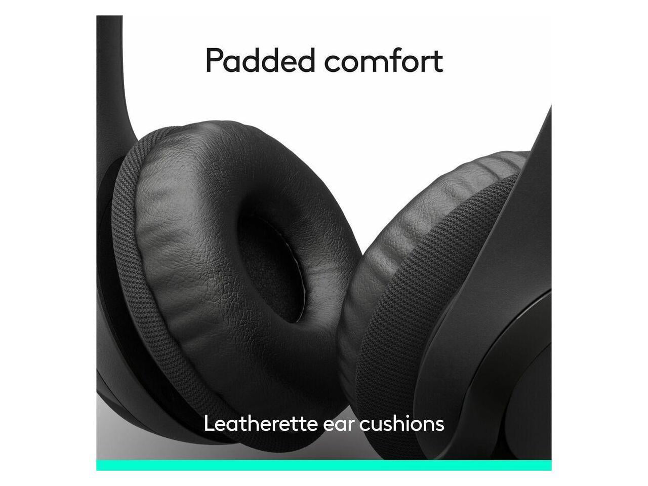 Logitech H390 USB Type C Noise Cancelling Computer Headset - Black
