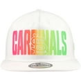 thumbnail image 2 of Men's New Era White St. Louis Cardinals Spring Spectrum Golfer Snapback Hat, 2 of 5