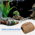 thumbnail image 4 of HONMEET Shrimp Tunnel Reptile Cave Ceramic Hiding Habitat Light Brown For Fish Breeding 1 Pcs, 4 of 6