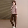 thumbnail image 3 of Conjunto de ropa de moda para mujeres de mediana edad, 2 piezas, estilo casual, atuendo para madres para el año 2024, 3 of 4