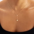 thumbnail image 3 of Gelin Double Heart Y-Necklace in 14K Solid Gold, 3 of 9