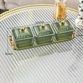 thumbnail image 4 of Nordic Style Divided Dishes Square for Reception Room Coffee Salad Dishes Shop Bread 3 Grids, 4 of 9